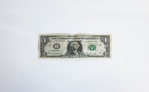 One US dollar bill