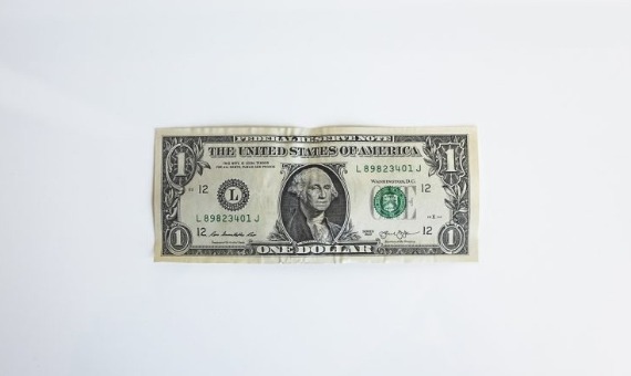 One US dollar bill