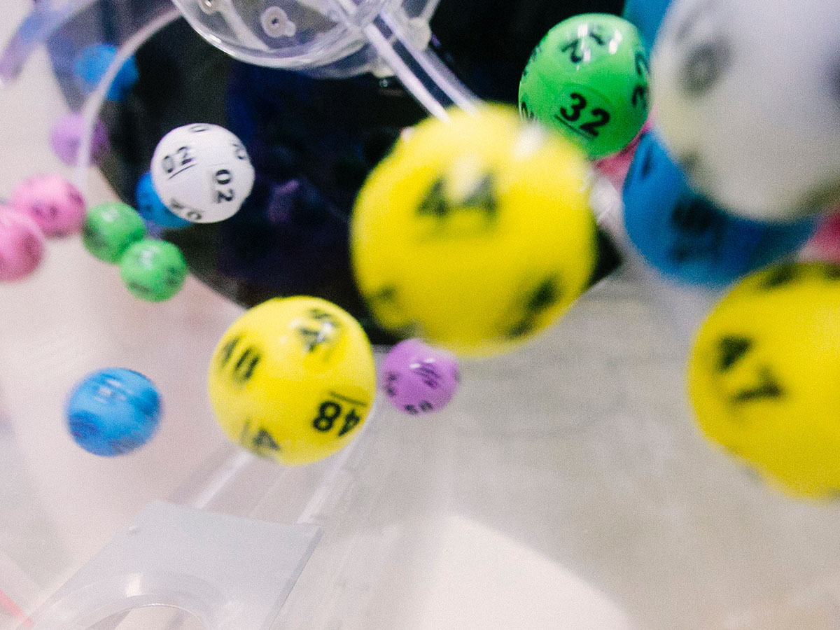 Multi-Color Lottery Number Balls