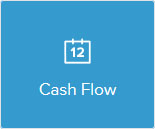 Calendar icon saying cash flow