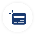credit/debit card icon illustration