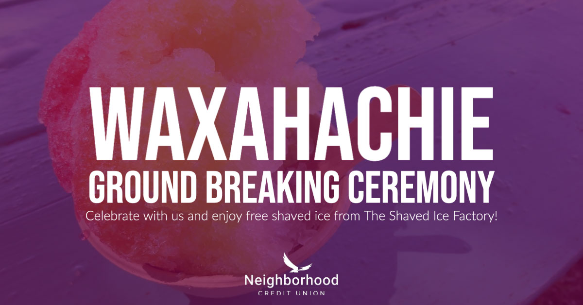 cover photo for the Waxahachie ground breaking ceremony