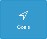 Location arrow saying goals