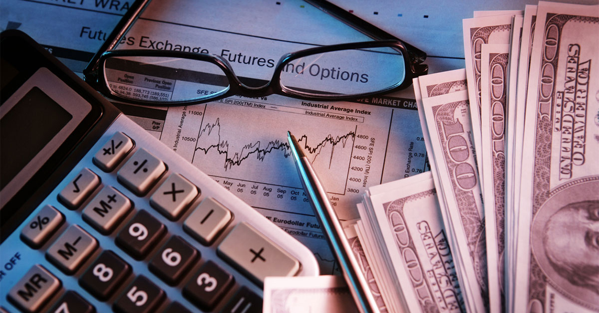 Money and stocks on graphs