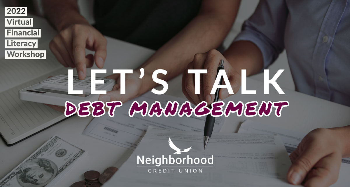 cover image for debt management webinar